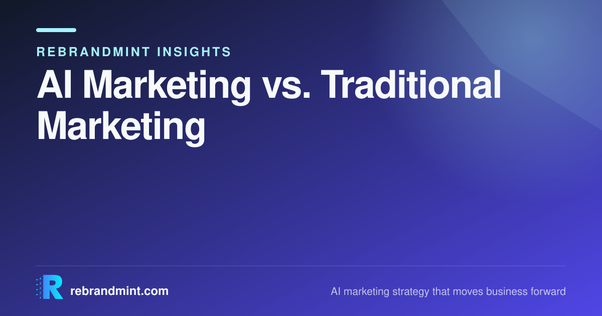 AI Marketing vs Traditional Marketing